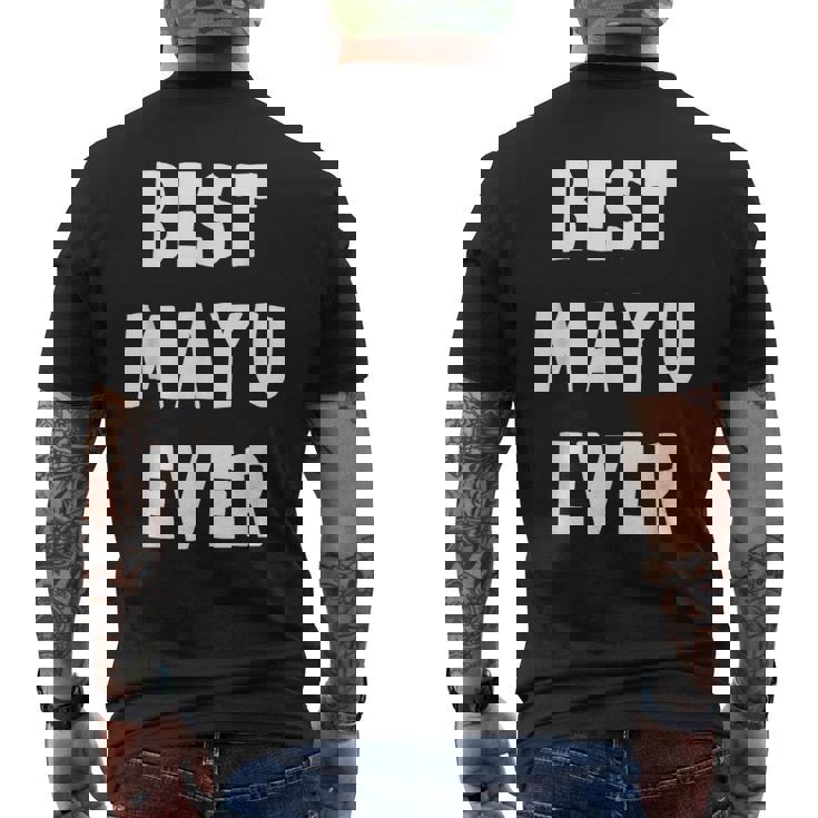 史上最高の Mayu メンズTシャツ バックプリント