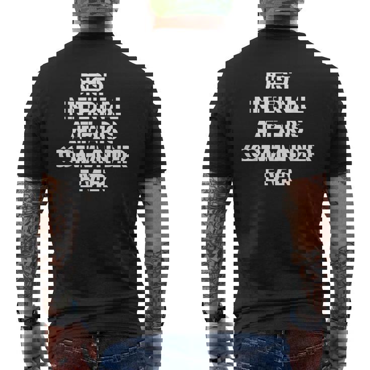 史上最高の総務司令官 メンズTシャツ バックプリント