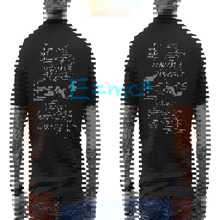 同等フォーミュラ EMc2 質量エネルギー メンズTシャツ バックプリント