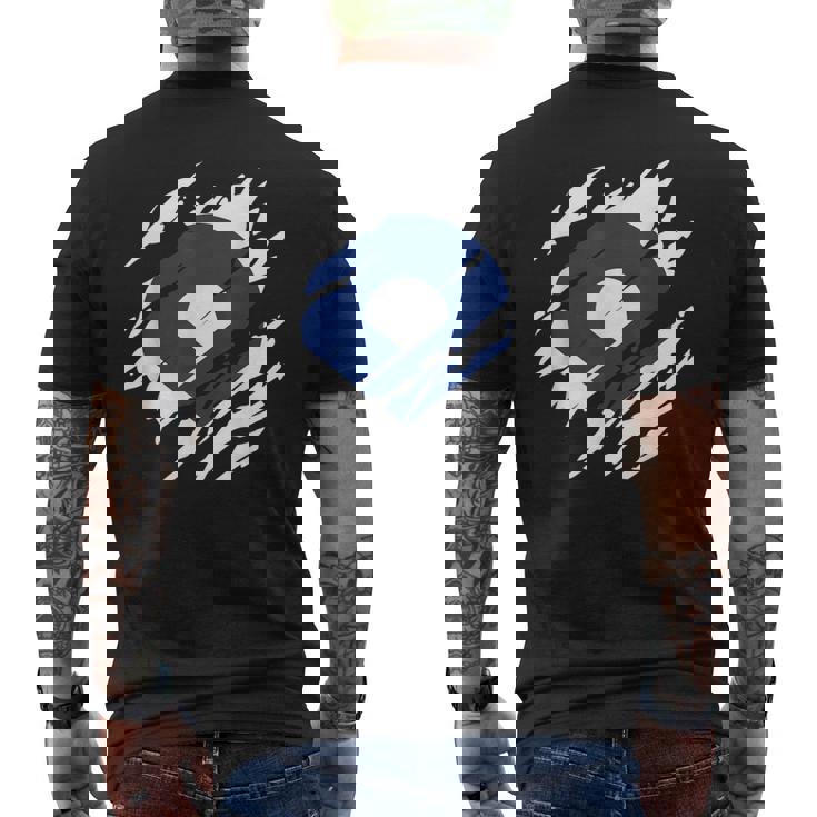 和歌山県旗 メンズTシャツ バックプリント