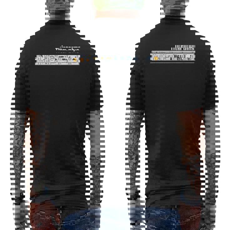 国士無双 コクシムソウ Thirn Orphans 英語 麻雀 牌 おもしろ かわいい 麻雀好き メンズTシャツ バックプリント