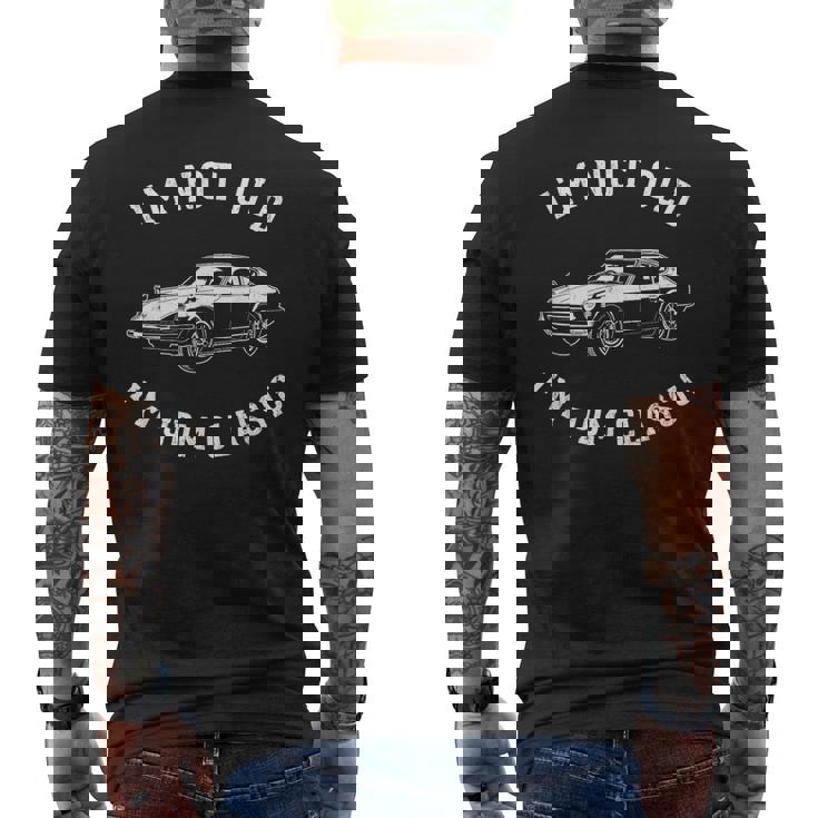 国産 Z 旧車 ヴィンテージカー クラシックカー スポーツカー レトロ ファン 車好き チーム クルー レース Jdm メンズTシャツ バックプリント