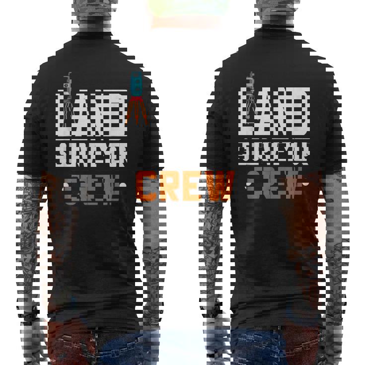 土地家屋調査士 クルー 土地家屋調査士 測量 土地家屋調査士 メンズTシャツ バックプリント