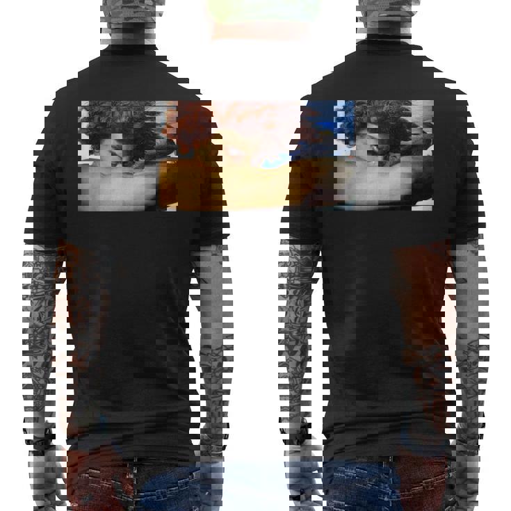 堕天使ルシファー・アレクサンドル・カバネル・ルネサンス ゴシック メンズTシャツ バックプリント