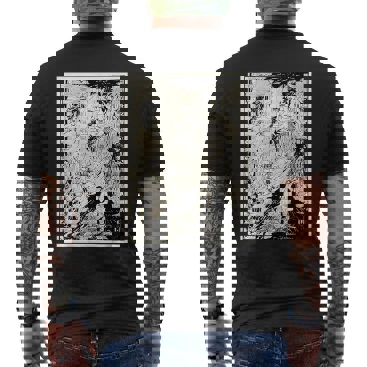 夢 By オーブリー・ビアズリー 1894 メンズTシャツ バックプリント