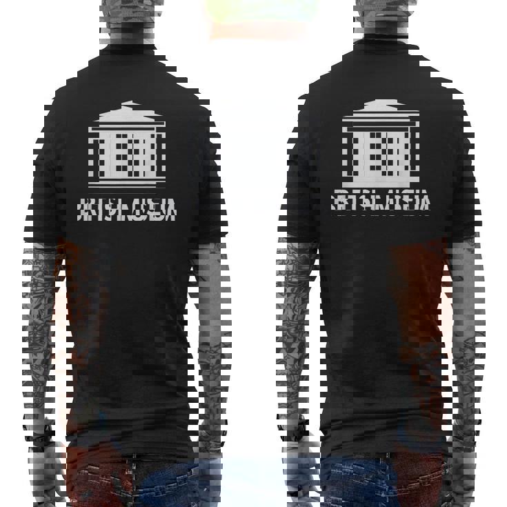 大英博物館 英国 お土産ギフト メンズTシャツ バックプリント