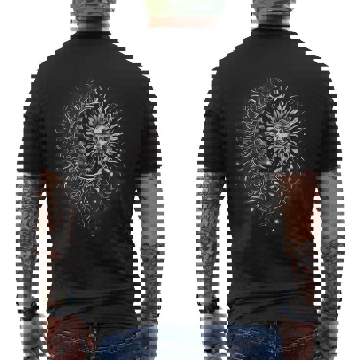 太陽と月 グラフィックtシャツ メンズ レディース ボーイズ ガールズ メンズTシャツ バックプリント