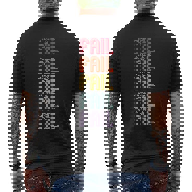 失敗 メンズTシャツ バックプリント