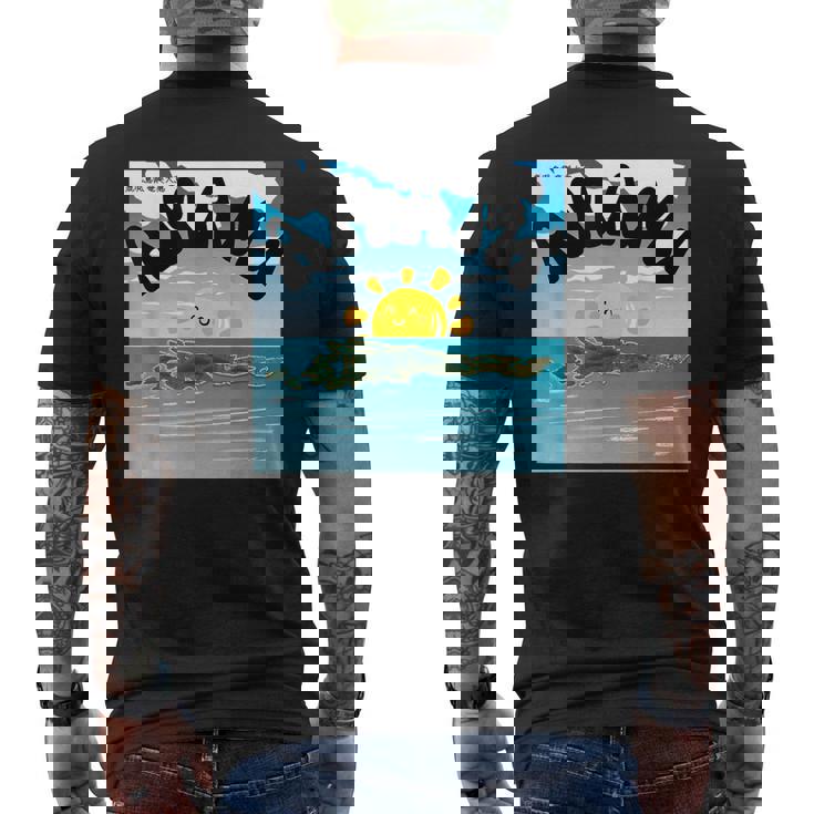 奄美大島 日本 奄美大島 日本 メンズTシャツ バックプリント