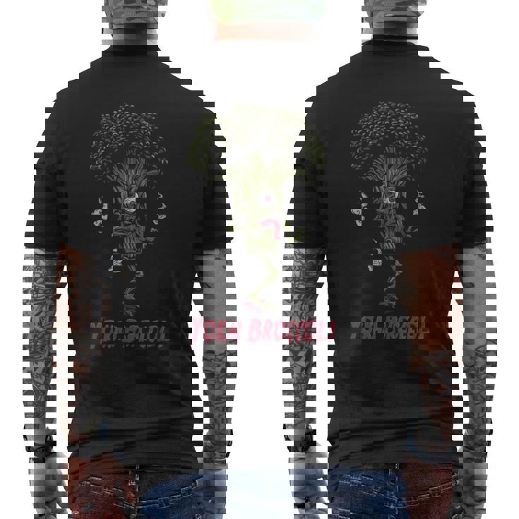 妖怪ブロッコリースピリット ハロウィン メンズTシャツ バックプリント