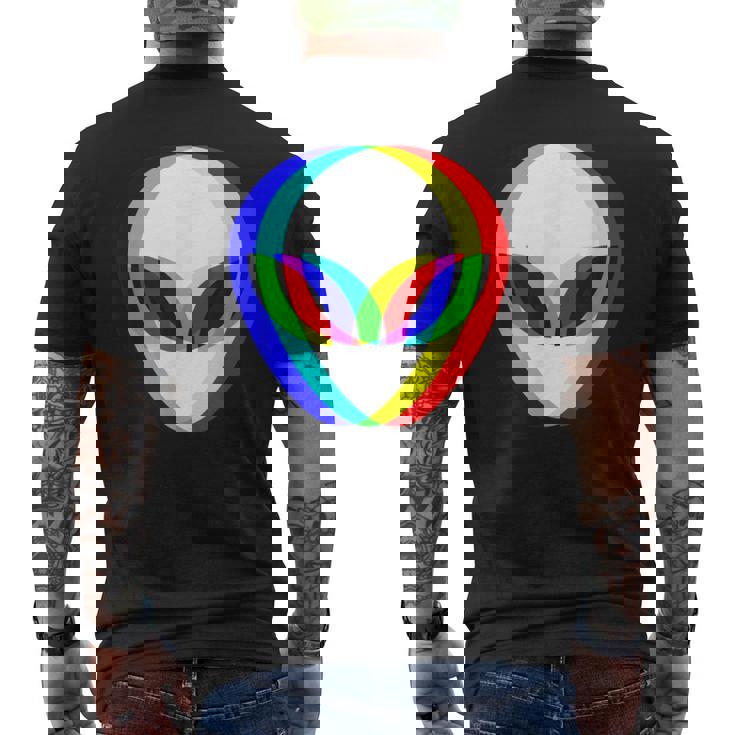 宇宙人 Alien Head うちゅうじん メンズTシャツ バックプリント