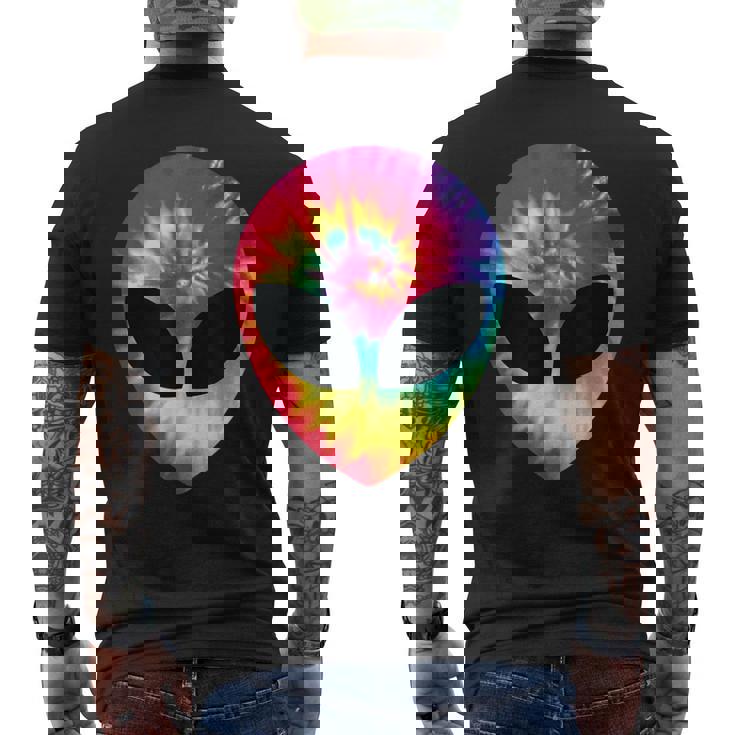 宇宙人 エイリアン Ufo ヒッピー タイダイ メンズTシャツ バックプリント