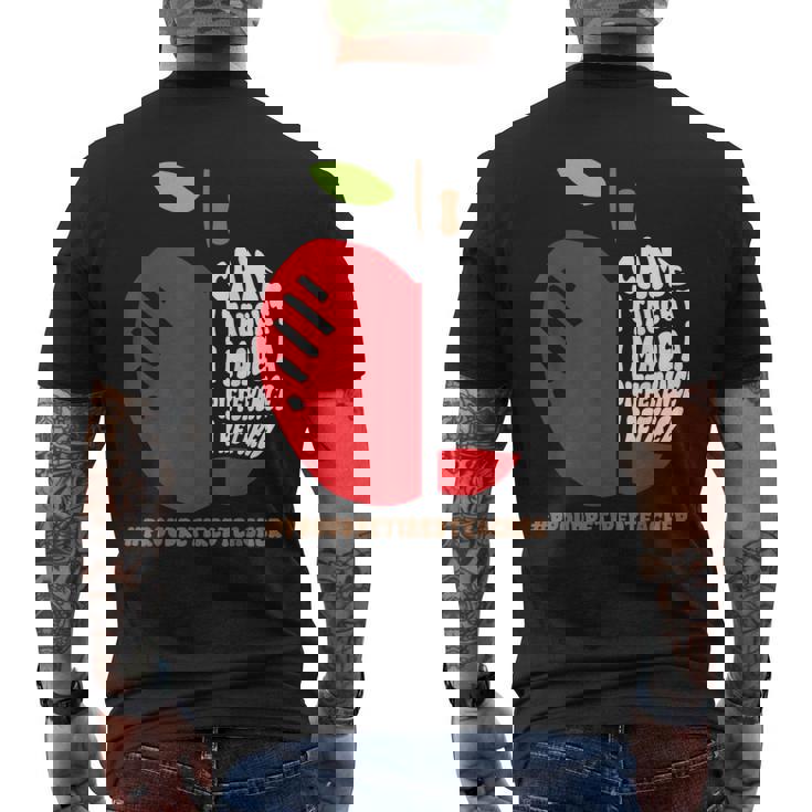 定年退職 教師人生 私は来た 教えられた 愛された 可笑しな定年退職 メンズTシャツ バックプリント