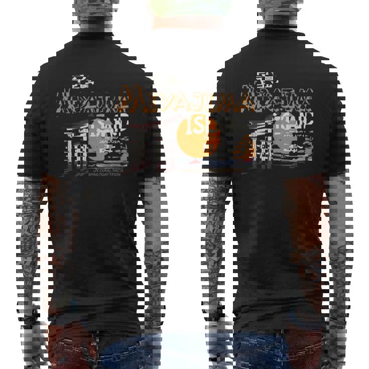 宮島 日本 メンズTシャツ バックプリント