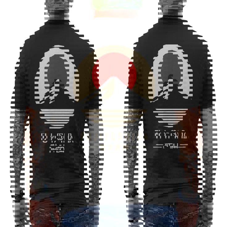 富士吉田 日本 メンズTシャツ バックプリント