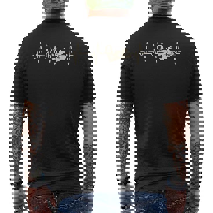 将棋 日本のチェス かわいい バレンタインデー 心臓の鼓動 ギフト メンズTシャツ バックプリント