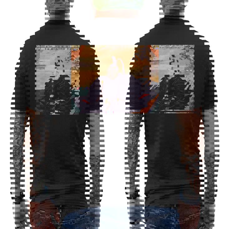 将軍 徳川家康 メンズTシャツ バックプリント