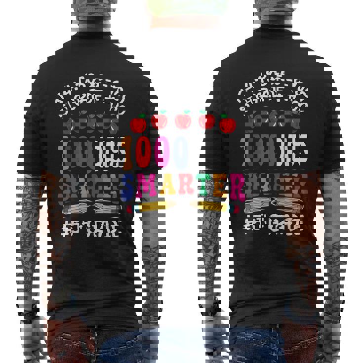 小学5年生 ハッピー1000デイズ スマーター・スクール 教師 生徒 メンズTシャツ バックプリント