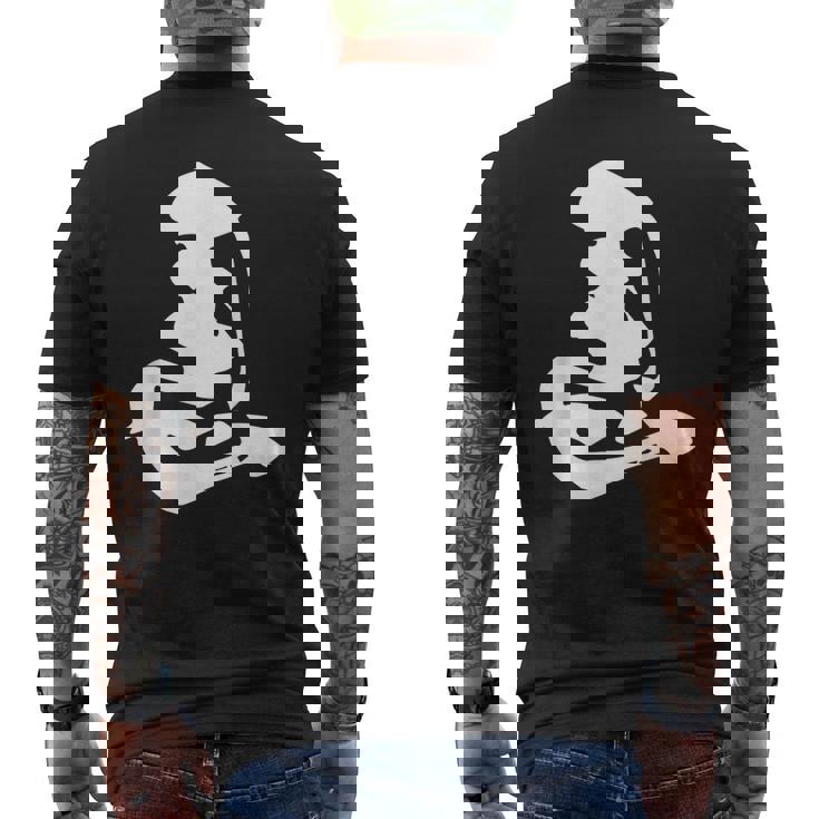 左馬 将棋 文字入り メンズTシャツ バックプリント