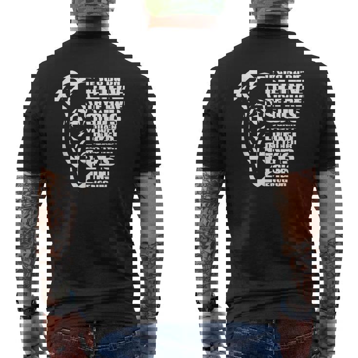 彼らが魂を持っていると信じないなら、ピットブル愛好家ピットブル メンズTシャツ バックプリント