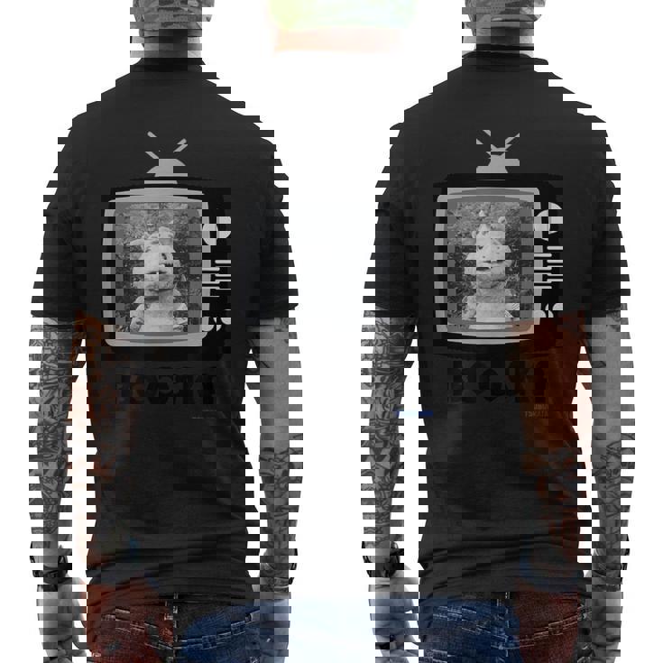 快獣ブースカシリーズ Tvレトロ01 メンズTシャツ バックプリント