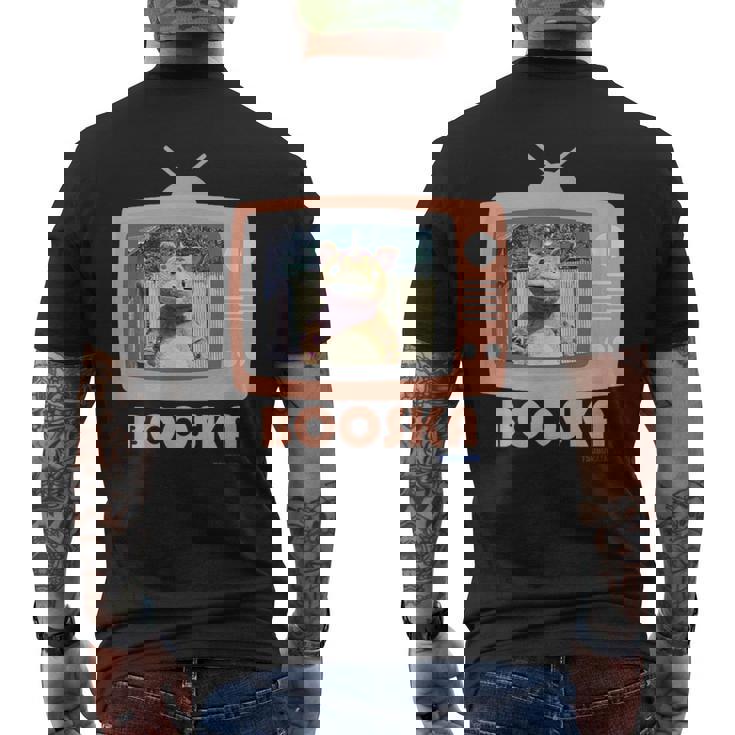 快獣ブースカシリーズ Tvレトロ03 メンズTシャツ バックプリント