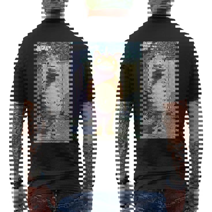 快獣ブースカシリーズ リアルスチール カラー メンズTシャツ バックプリント