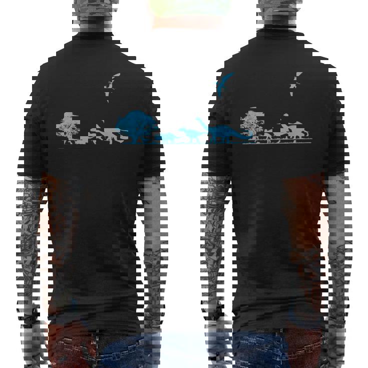 恐竜シャツ 先史時代の恐竜 キッズ 男の子と大人用tシャツ メンズTシャツ バックプリント
