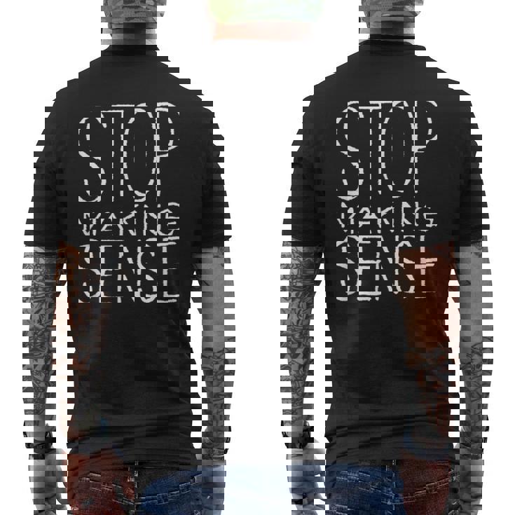 意味をなすのをやめて メンズTシャツ バックプリント