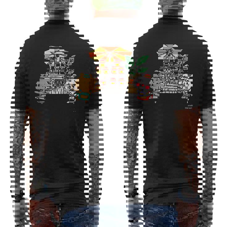 愛しすぎて大好きすぎる。ジャムショップ ダークカラー メンズTシャツ バックプリント