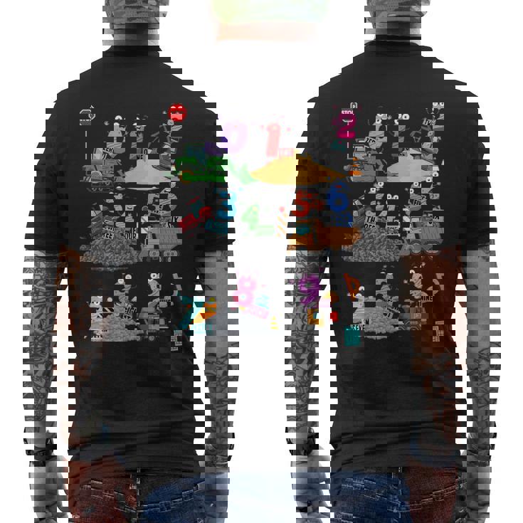 数学の日のコスチューム アイデアに数字付き キッズ 数学 数字 メンズTシャツ バックプリント