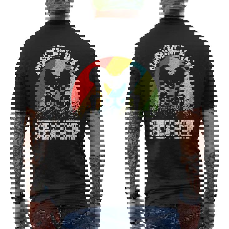 新しい股関節の慣らし 股関節置換手術 メンズTシャツ バックプリント