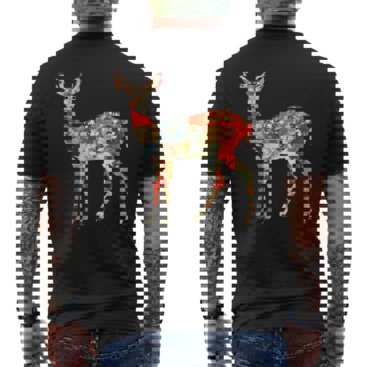 日本の折り紙 奈良鹿 T 日本ファン向け 奈良鹿 メンズTシャツ バックプリント