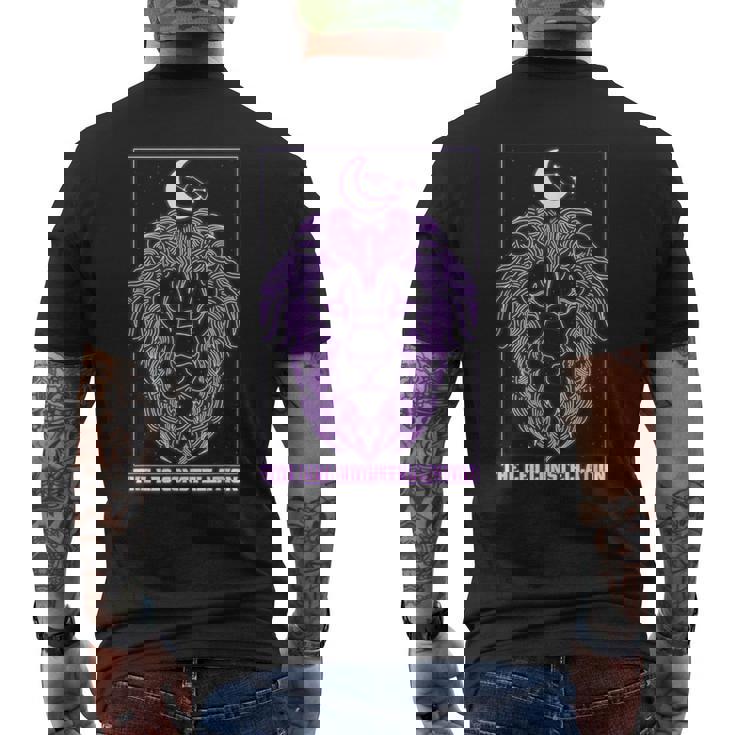 星座 干支 しし座 メンズTシャツ バックプリント