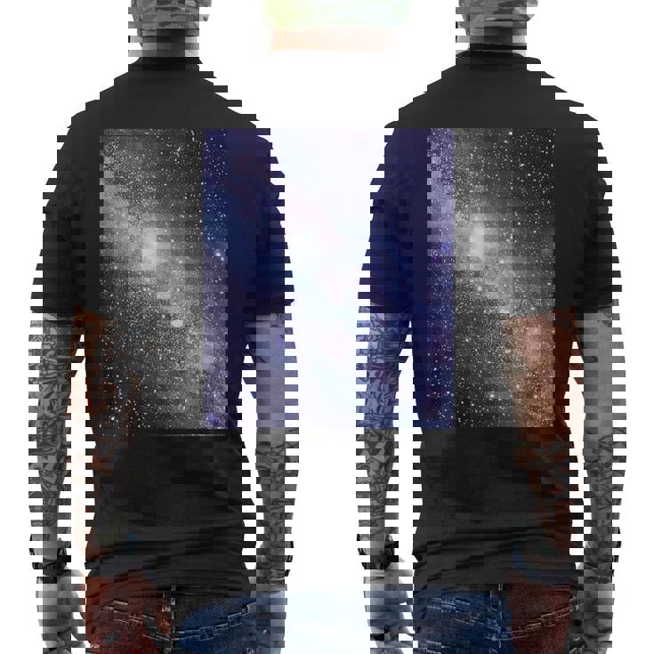 星空・宇宙・銀河《フルビッグプリント》【天体観測シリーズ】おしゃれ かっこいい デザイン メンズTシャツ バックプリント