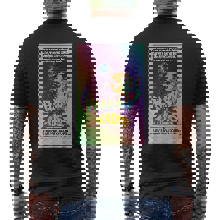 映画 クラシック ポスター ロックンロール ファントム メンズTシャツ バックプリント