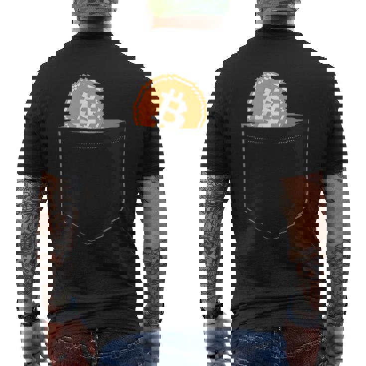 暗号、ビットコイン、イーサリアム、ブルラン。 メンズTシャツ バックプリント