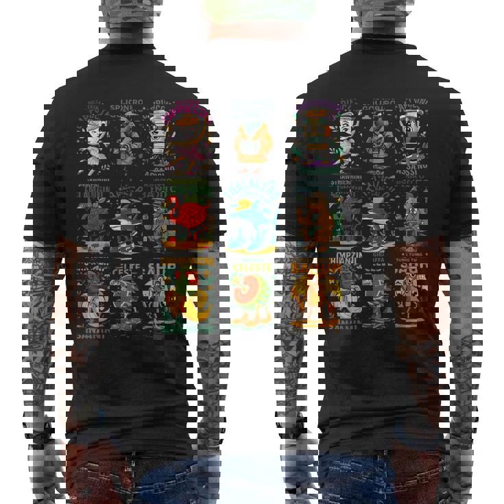 最も愛されているイタリアンブレインロットキャラクターキッズミームボーイトレンディ。 メンズTシャツ バックプリント