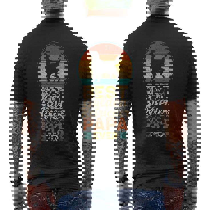 最高のゴールデンレトリバー・パパ、父の日 メンズTシャツ バックプリント