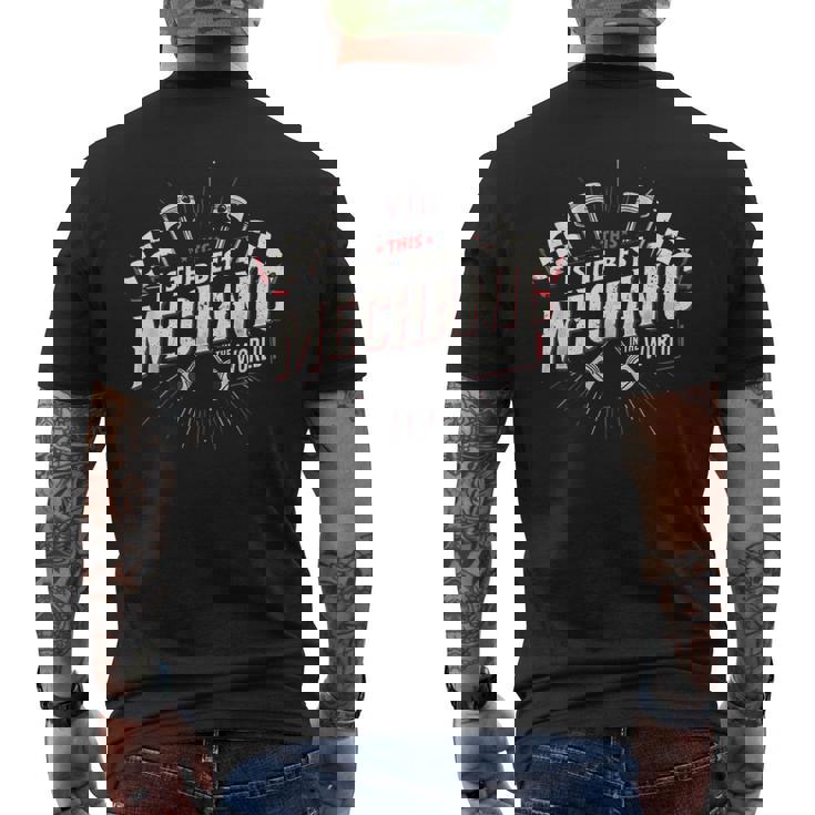 最高のメカニック修理 メンズTシャツ バックプリント