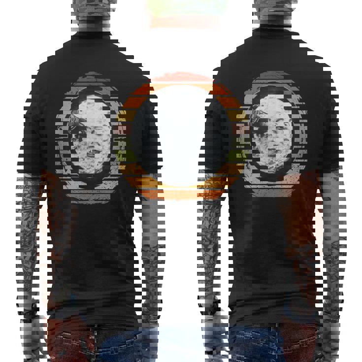 月世界旅行、古典映画、ル・ヴォヤージュ・ダン・ラルーン、月 メンズTシャツ バックプリント