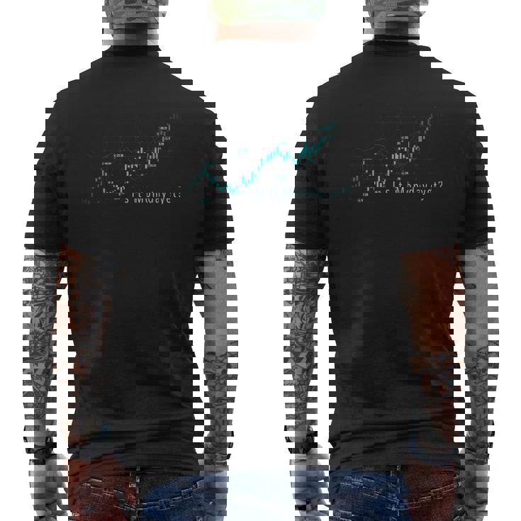 月曜日はまだ デイトレーダー、フォレックス、Fx、ストックマーケット メンズTシャツ バックプリント