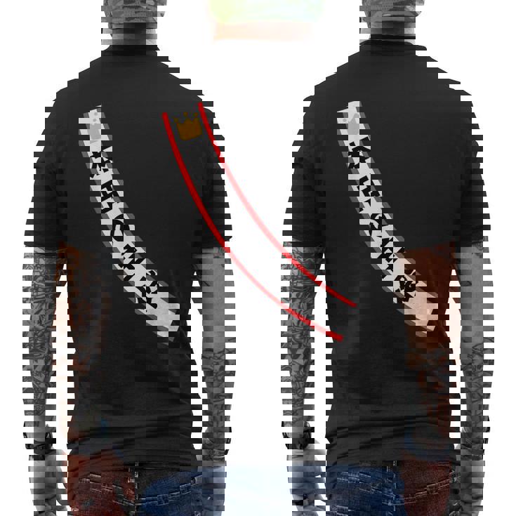 本日の主役 たすき 襷 パーティー 個性的 面白い イベント 笑える ネタ 飲み会 ギャグ ボケ 宴会 メンズTシャツ バックプリント