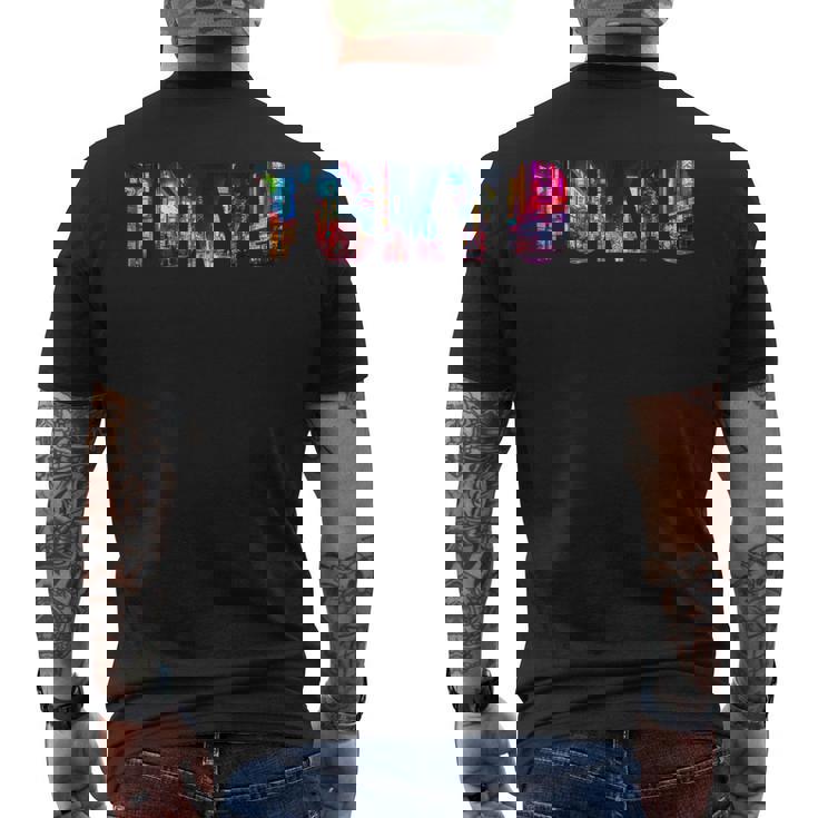 東京カワイイ 日本の神道江戸 メンズTシャツ バックプリント