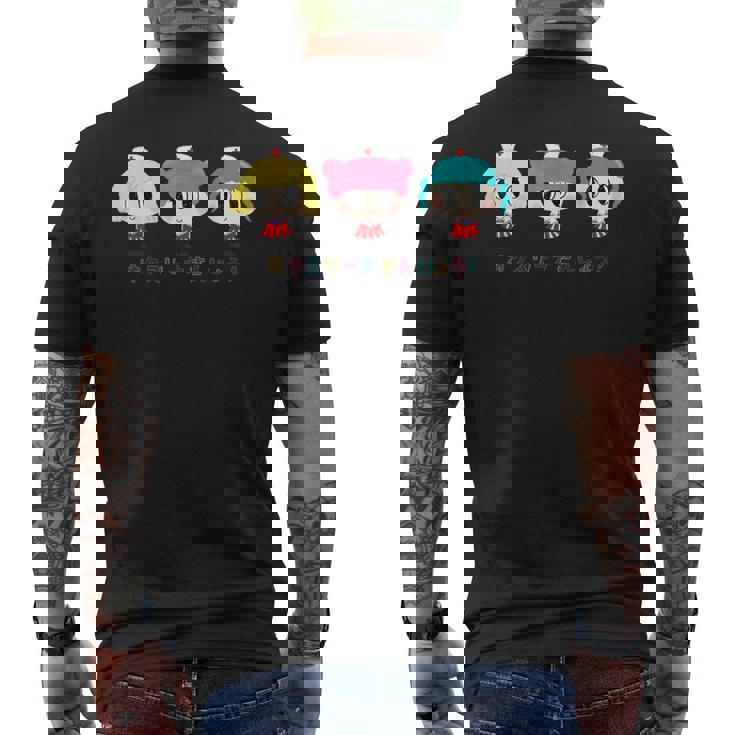 東京ハイジ「オクスリーナさんじょう！」 メンズTシャツ バックプリント