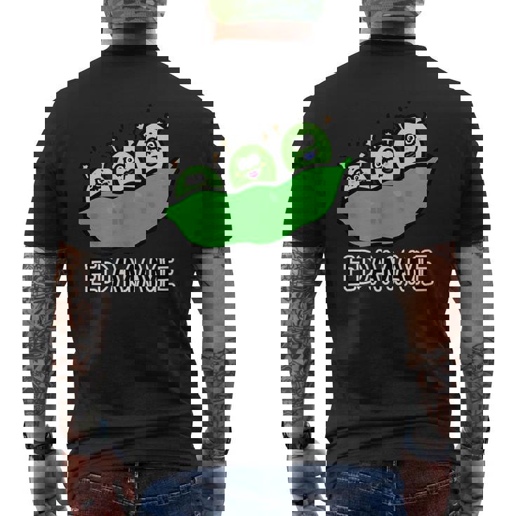 枝豆さん メンズTシャツ バックプリント