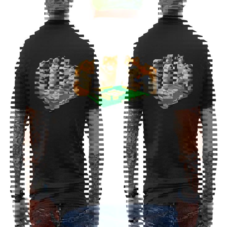 柴犬 イヌ 麻雀 面白いtシャツ 犬 文字入り メンズ おもしろ 面白い 服 おもしろグッズ ネタ 雀士 長袖tシャツ メンズTシャツ バックプリント