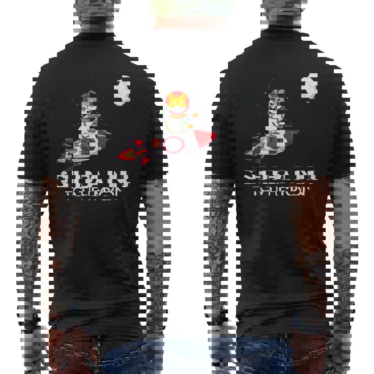 柴犬 コイン 暗号トークン 暗号通貨 財布 柴軍 メンズTシャツ バックプリント