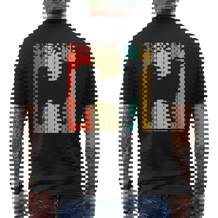 柴犬 犬 面白い 犬柴グッズ メンズTシャツ バックプリント