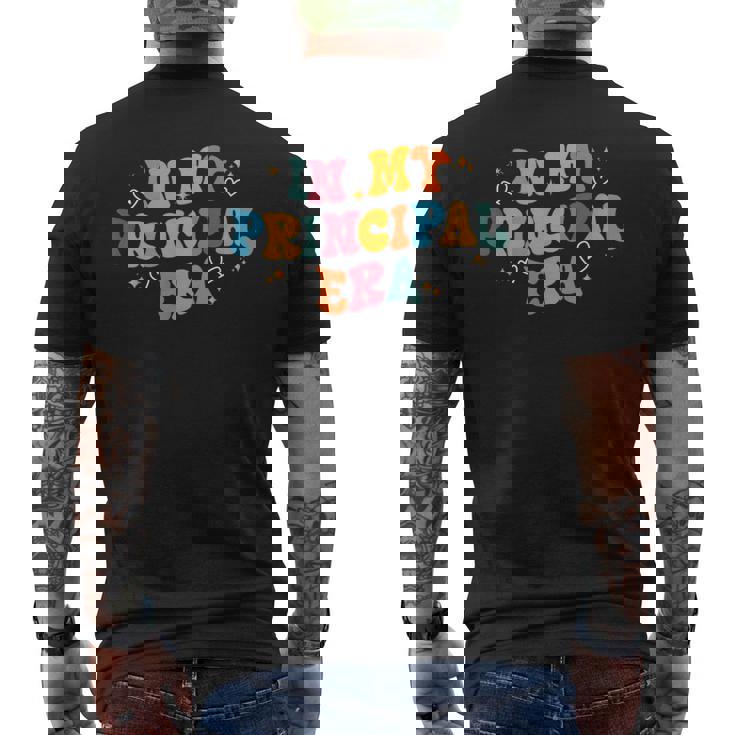 校長 新学期 面白い In My Principal Era メンズTシャツ バックプリント